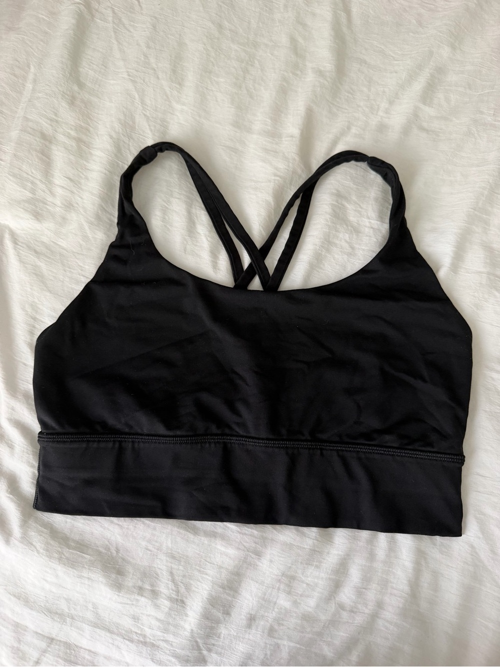 Lululemon Black Strappy Sports Bra